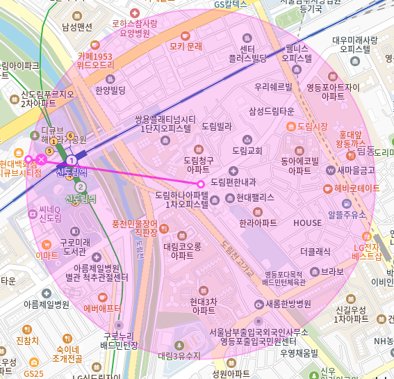 신도림역 월주차_2번출구 도보 4분/전일제 24시 자주식 주차장