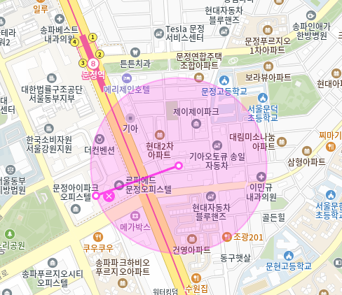 문정동 월주차_문정역 9분거리 단일주차