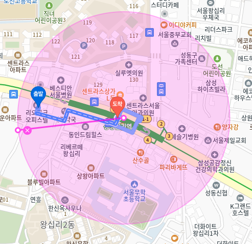 왕십리 월주차_상왕십리역 도보 4분 기계식 승용
