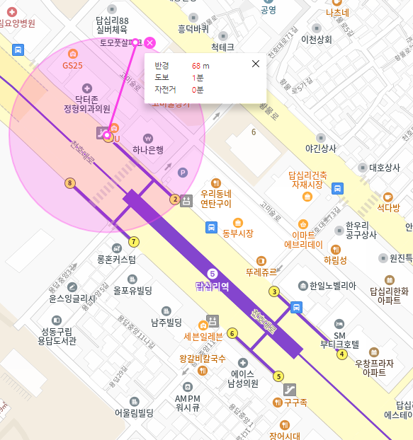 답십리 월주차_답십리역 도보 1분 초역세권, 야간주차 주차장