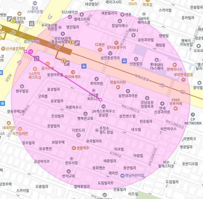 삼전동 월주차 / 삼전역 인근, 기계식, RV차량가능, 신규 주차장