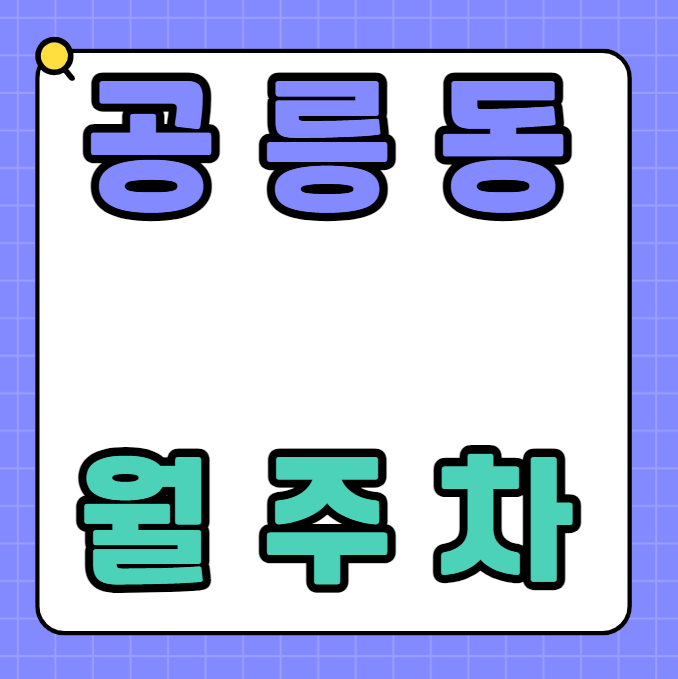 공릉동 월주차 / 공릉역 인근 신규 단일주차장