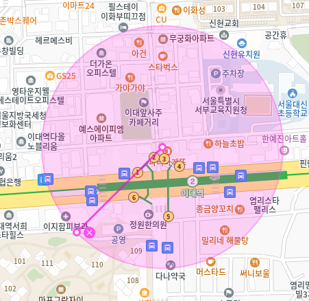 이대역 월주차_이대역 도보 3분 거리 기계식 승용 주차장
