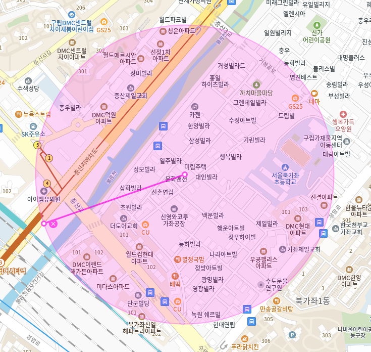 북가좌동 월주차 / 디미털미디어시티역 1번출구 도보5분, 지정석, 신규주차장