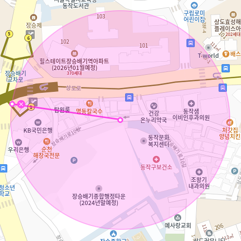 상도동 월주차 / 장승배기역 1번출구 도보3분, 지정석, 신규 단일주차장