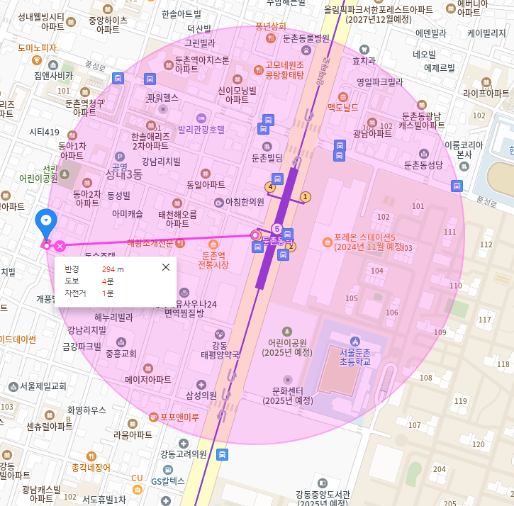 성내동 월주차_둔촌동역 도보 4분, 단일주차 지정석, 야간 전용, SUV 이하
