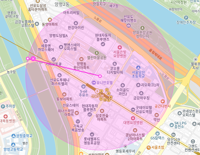 선유도역 월주차_당산초등학교 인근 초역세권 월주차장