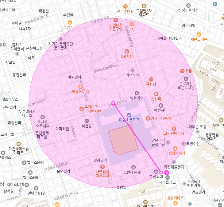온천동 월주차 / 미남초등학교 바로 앞 신규 주차장