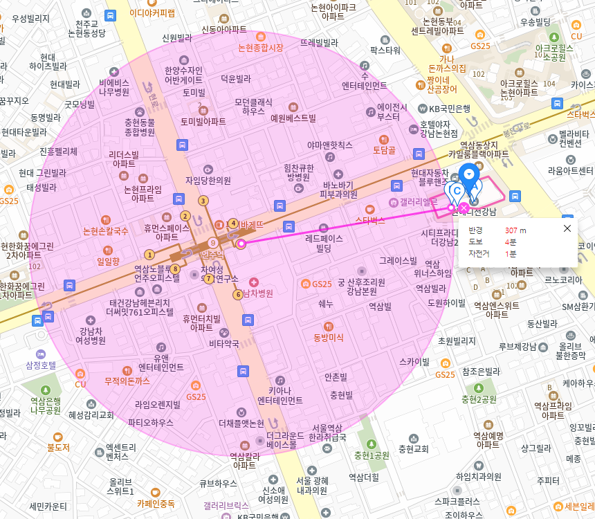 역삼동 월주차_봉은사역 도보 4분, 전일 24시, SUV 이하, 자주식 차단기