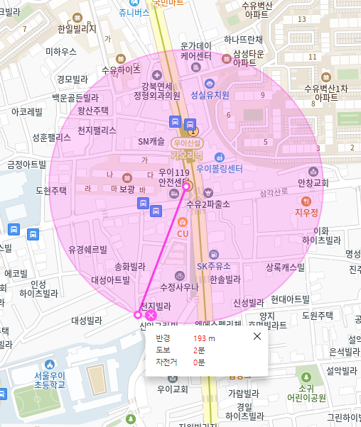가오리역 월주차_역에서 도보 2분 초역세권, 전일 24시, 자주식 주차장