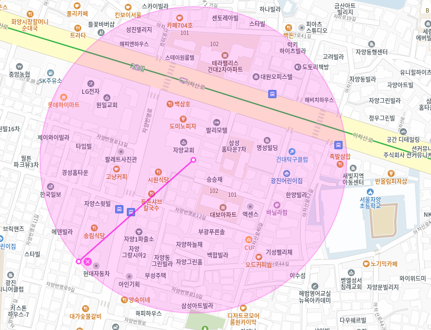 자양동 월주차_서울자양초 도보 9분거리 자주식 단일주차