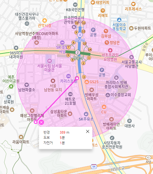 남현동 월주차_사당역 도보 5분, 전일 24시, 단일주차 지정석, SUV 이하, 자주식