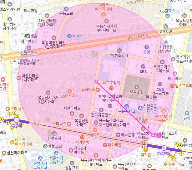 목동 월주차_오목교역 인근 편리한 전일24시 단일주차장 예약하세요