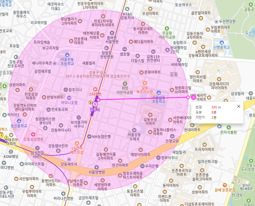 길동 월주차_길동역 도보 8분, 평일 전용, SUV 이하, 자주식