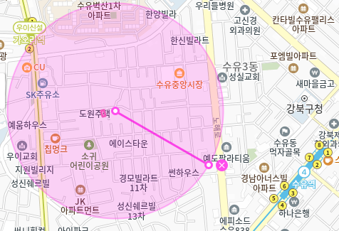 강북구 수유동 월주차_수유역 도보 10분 거리/ 가오리역 도보 8분 거리/ 자주식 주차장