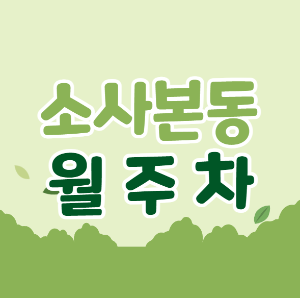 소사본동 월주차 / 신규 단일주차장, 평일, 주말 24시 주차가능