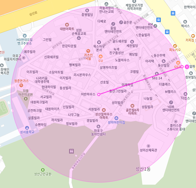 성산동 월주차 / 지정석, 단일주차, 편하게 주차하세요.