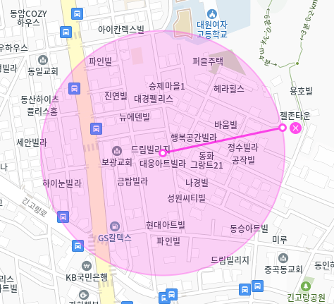 중곡동 월주차 / 지정석, 평일, 주말 24시 주차가능