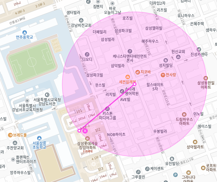 삼성동 월주차_서울삼릉초등학교, 섬성중앙역 인근/자주식 주차장