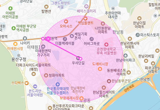 한남 월주차ㅣ이태원역 인근 월주차장을 N만원에 이용 가능?