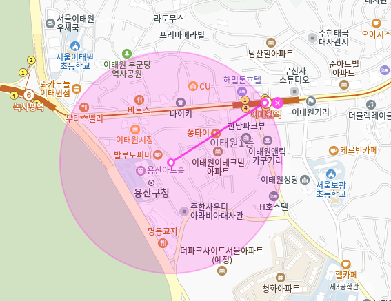 이태원역 월주차 도보 5분_직장인들을 위한 평일전용 월주차장
