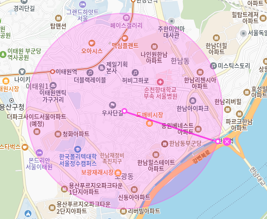 한남역 월주차 "인기매물" 완벽한 조건의 주차장 저렴하게 예약하기(클릭)