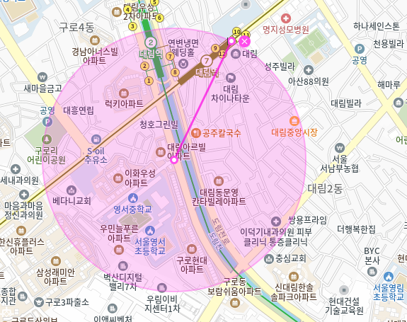 대림역 월주차*여성전용*역 도보 5분거리 예약 바로가기(클릭)