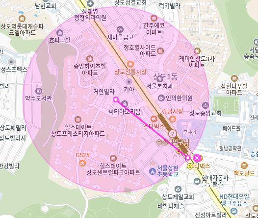 숭실대입구역 월주차 2번출구 인근 지정석 *보안 철저한 곳*