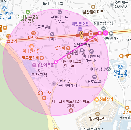 이태원동 월주차 *주만사 단독* 용산구청 인근 주차장, 이보다 좋을 수는 없다!