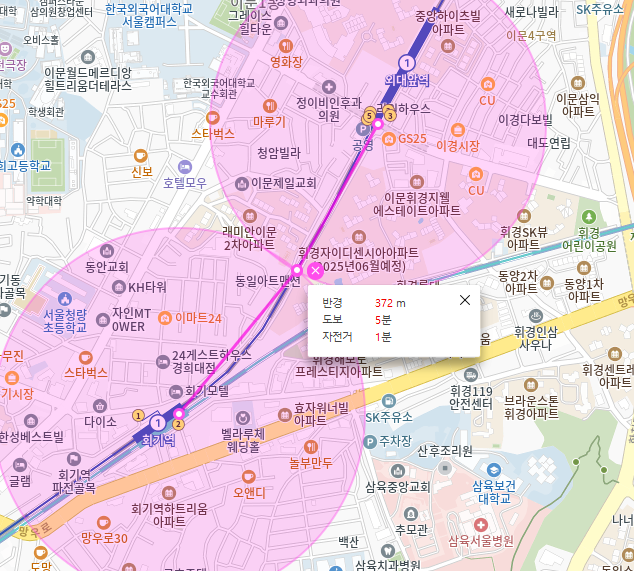 [신규] 이문동 월주차_외대앞역 회기역 인근 더블역세권 단독 주차장