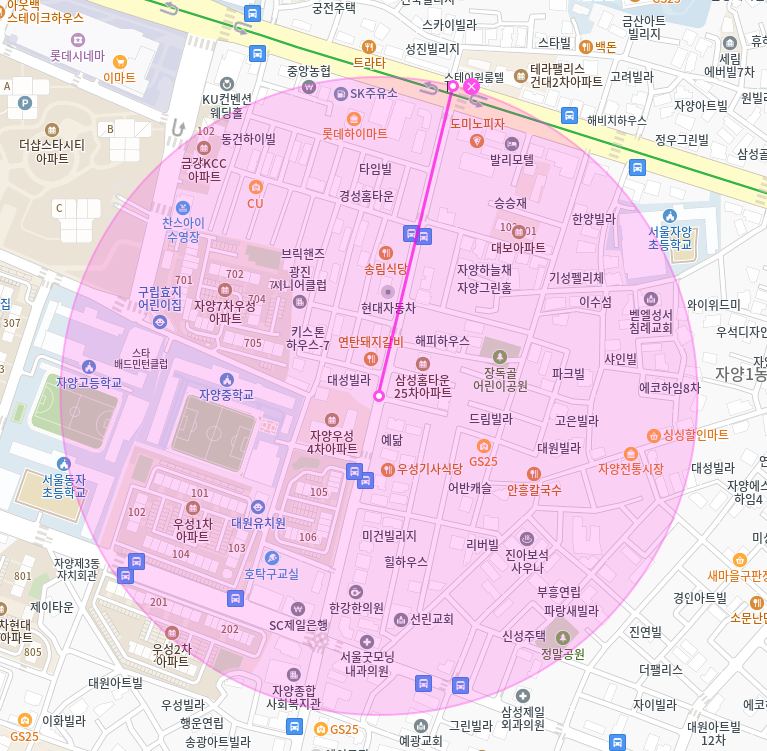 자양 월주차 자양중학교 인근 주차장 효율적으로 이용하세요!