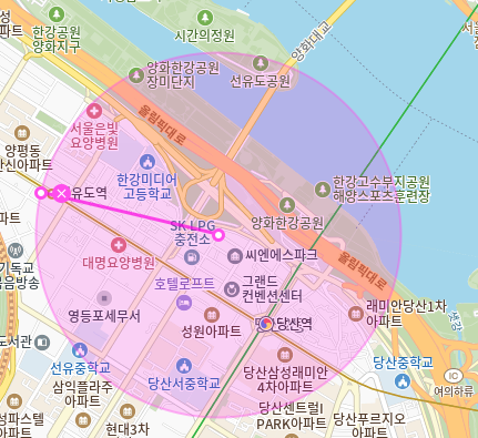선유도역 월주차 당산역 더블역세권ㅣ단일주차ㅣ24시 전일제