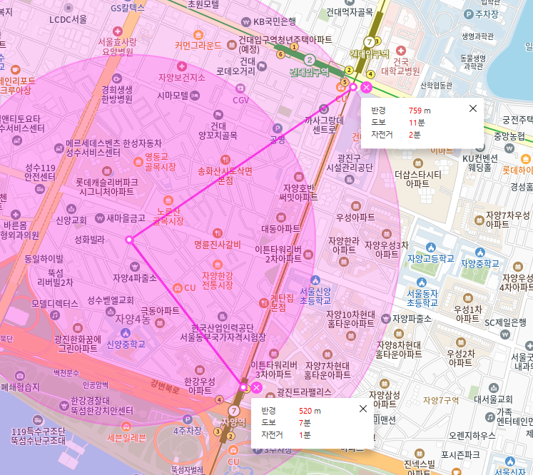 [신규] 자양동 월주차_더블역세권 24시 전일 인기 주차장 소개