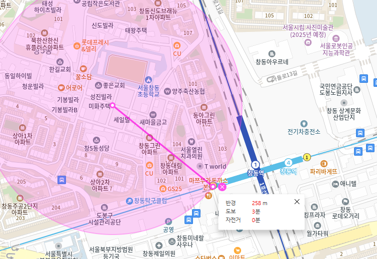 창동 월주차_역 도보 3분 거리 평일 단독 주차장 소개