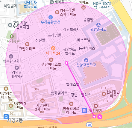 자양 월주차_광양고등학교 도보 3분 근처 주차장을 이용하세요