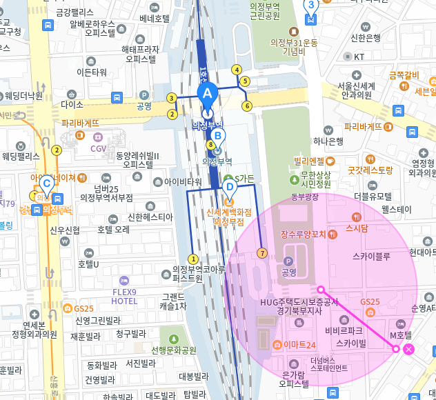 의정부역 월주차_무한상상 시민정원 도보 3분거리에 위치한 월주차장 소개합니다