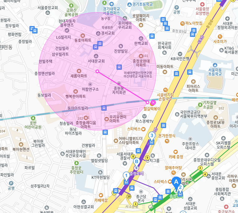 충정로역 월주차_경기대학교와 충정로역 사이에 위치한 24시간 주차장