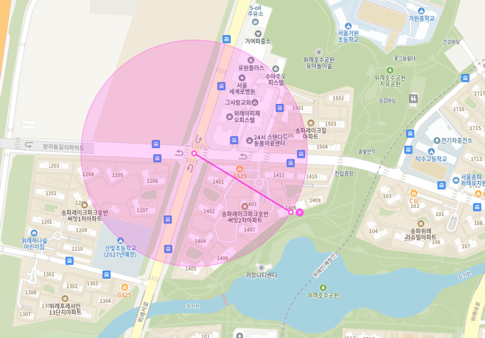 위례동 월주차_위례호수공원과 가까운 24시간 월주차장 추천