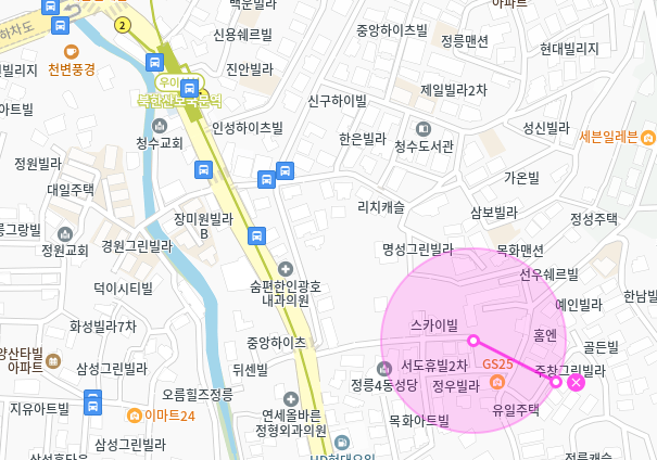북한산보국문역 월주차_1번 출구 방향 월주차장 이용해보세요