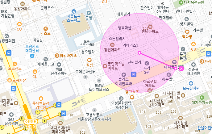 한티역 월주차_삼성아파트 건너에 위치한 24시간 월주차장 안내합니다