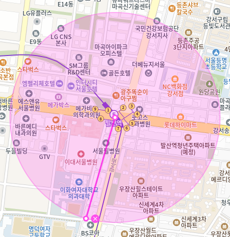 발산역 월주차_발산역 8번출구 근처 주차장을 이용해요.
