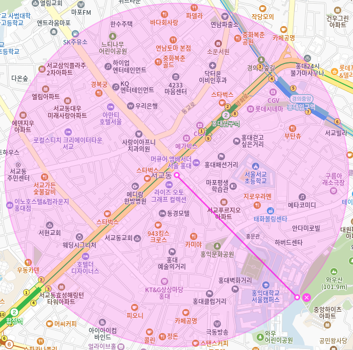 홍대입구역 월주차_경의선 숲길 연트럴파크 인근 주차장 월 정기권 이용 정보 주만사로 쉽고 빠르게 알아보세요