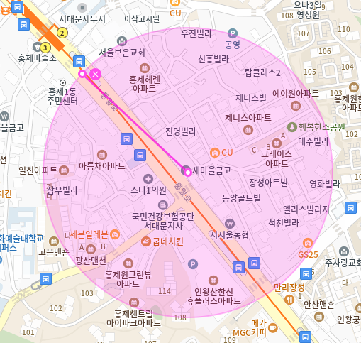 홍제동 월주차_행복한소공원 근처 주차장을 이용하세요
