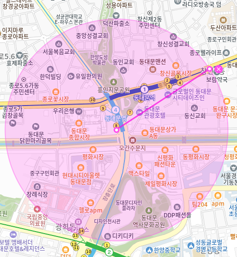 동대문역 월주차 동대문역 8번 출구 인근 주차장을 소개합니다!