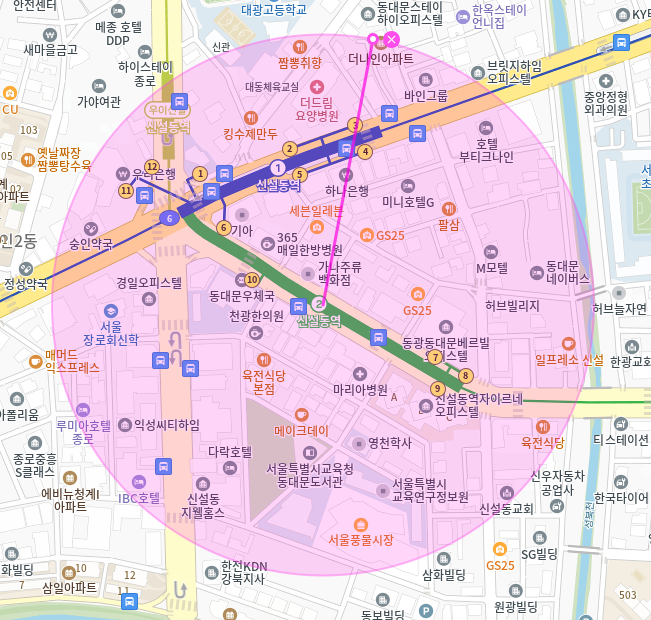 신설동역 월주차 신설동역 인근 역세권 월주차장