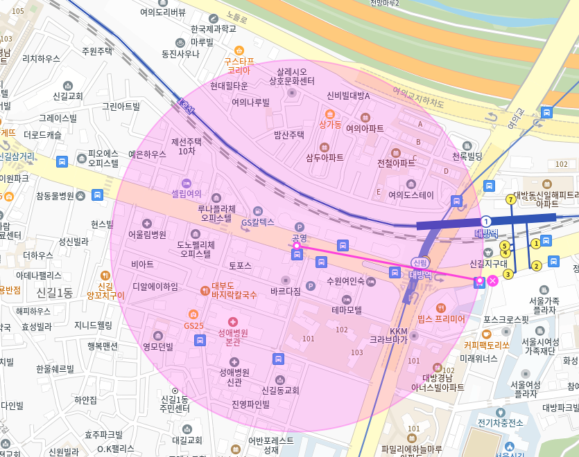 대방역 월주차 대방역, 신길역 인근 주차장으로 편리하고 안정적인 주차 생활 누리세요!