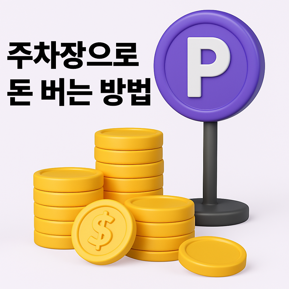 빈 주차장 공유하고 매월 수익금 받는 방법
