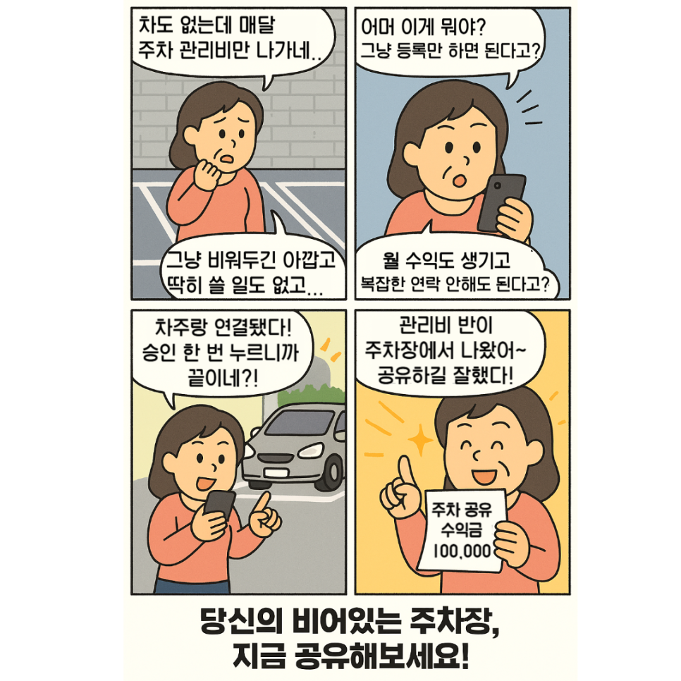주차공유를 주만사로 시작하는 법, 정보 안내 대표 이미지