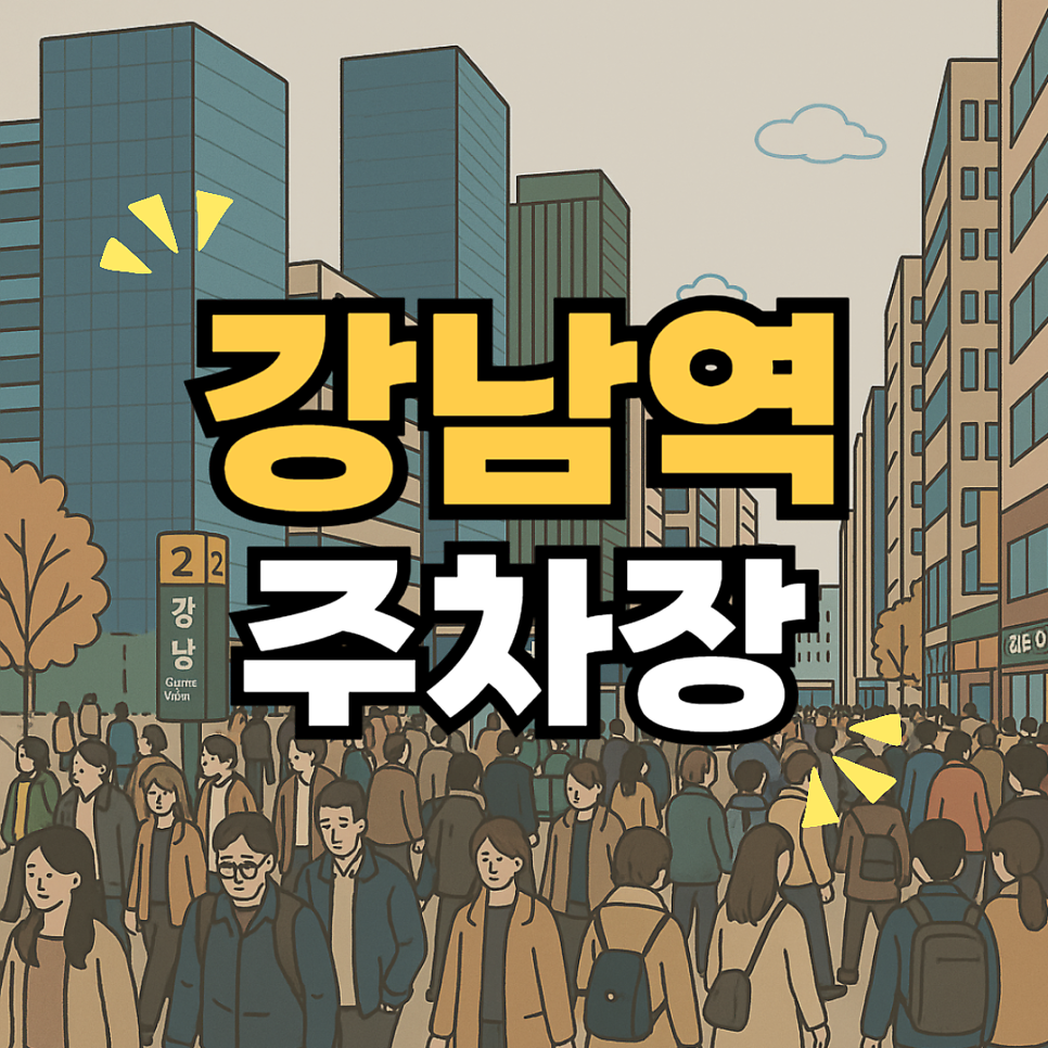 강남역 주차장 공영주차장 민영주차장 요금 비교 저렴하게 주차하는 꿀팁