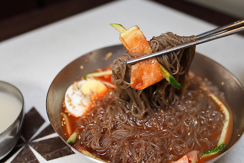 광명전통시장 주차장 먹거리 '뚱보냉면' 맛집 주차 꿀팁